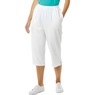 Knit Capri, White, large