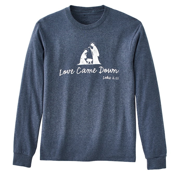  Love Came Down Inspirational Graphic T-Shirt, , large