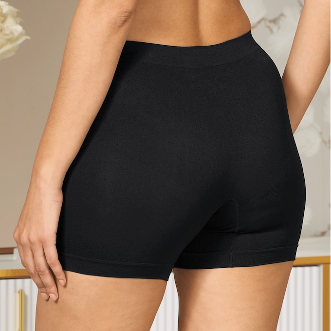 2-Pack Seamless Comfort Women&rsquo;s Boy Shorts with Light Control, , large
