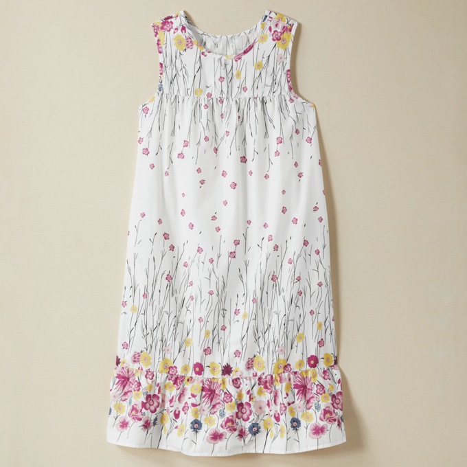 Breezy Sundress, Floral Border, large