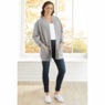Snap-Front Cotton-Blend Women's Cardigan, , large