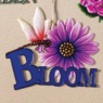 Outdoor Flower Wall Sign, , large