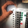 Set of 4 Motion-Activated Lights, White, large