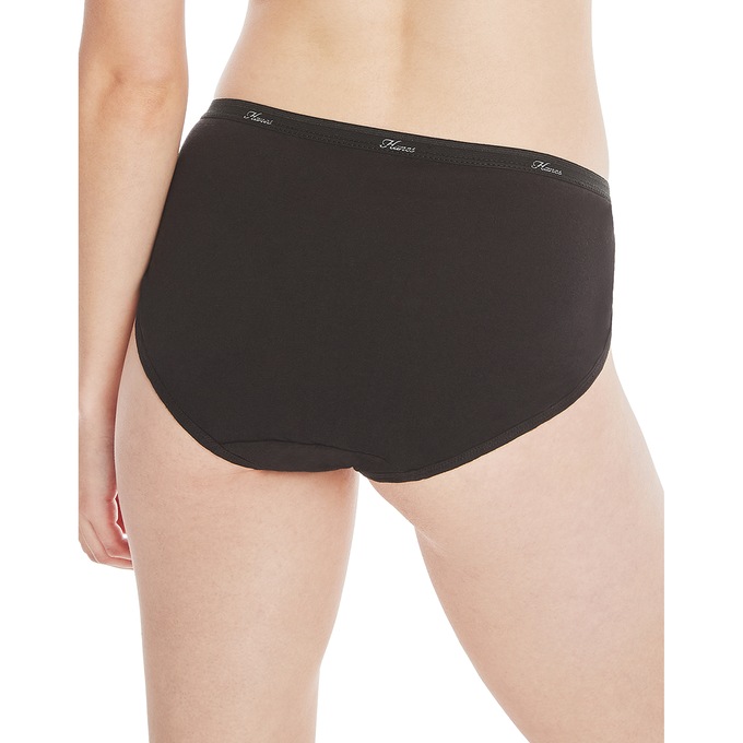 Hanes 10-Pack Hi-Cut Cotton Panty, , large
