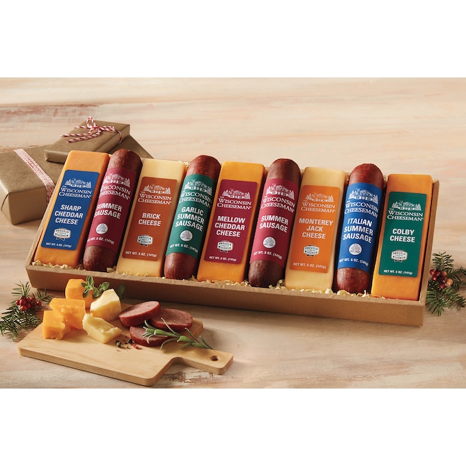 Heartland Nine Cheese & Sausage Gift Assortment, , large
