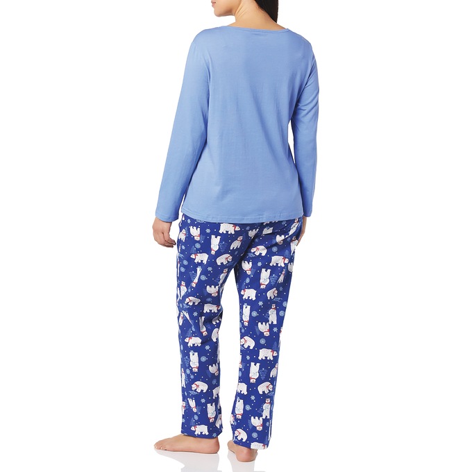 Cozee Corner&reg; Women's Flannel Pajamas, Polar Bear, large