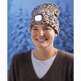 Women&#39;s Rechargeable LED Beanie, , large