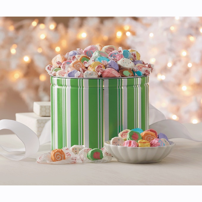 Classic Saltwater Taffy Assortment Gift Tin, , large
