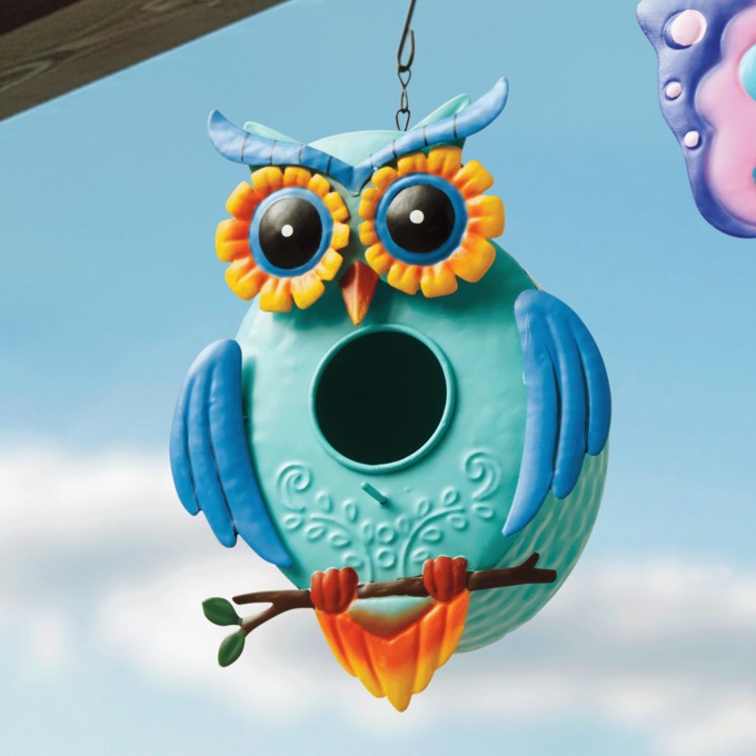 Outdoor Hanging Birdhouse, , large