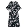 Short-Sleeve Snap-Front Duster with Pockets, , large