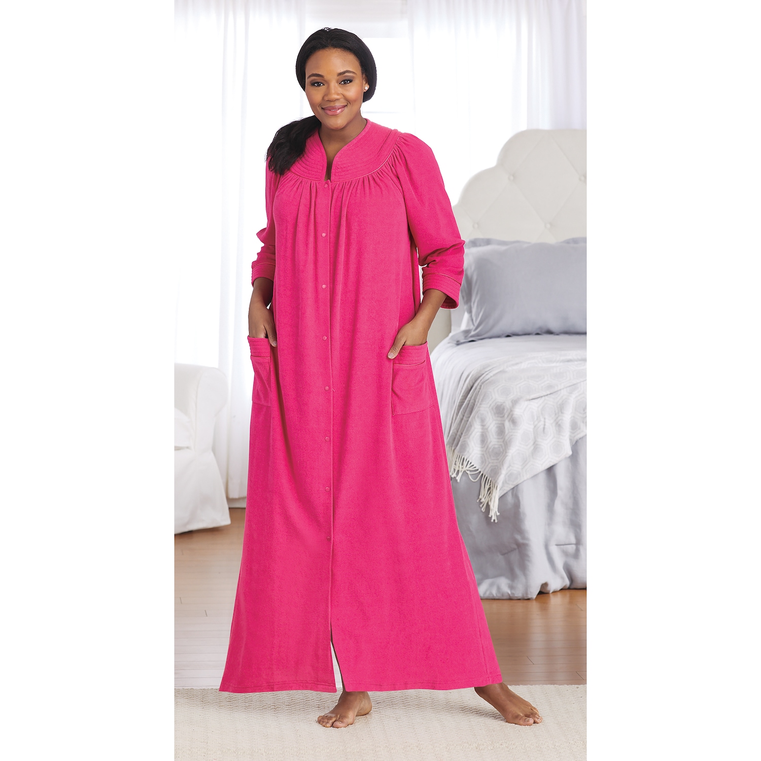 SnapFront Long Terry Robe Dr. Leonard's