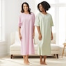 2-Pack Comfort Henley Nightshirt, , large