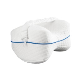 Memory Foam Knee Pillow with Strap, , large