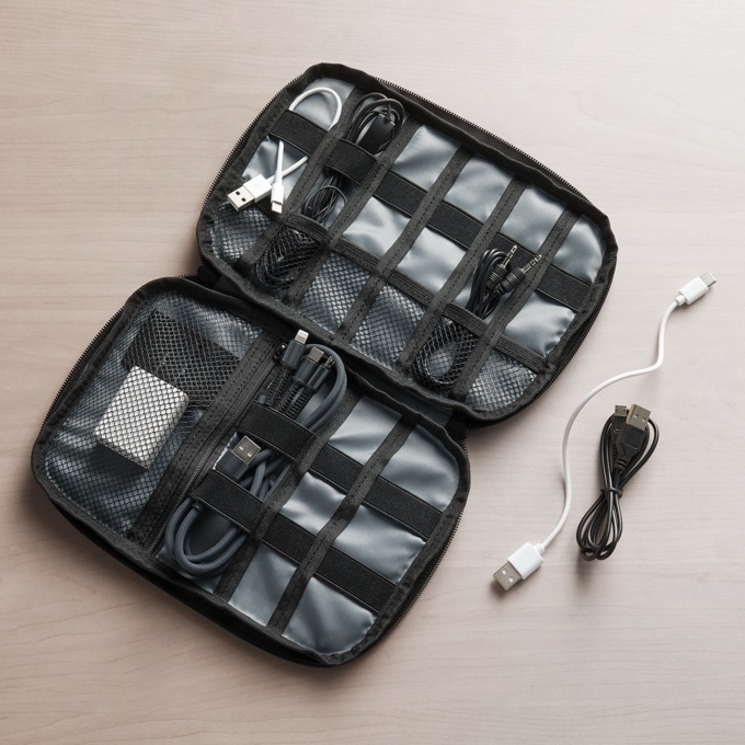 Tech Organizer with 3-in-1 Cable, , large