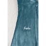 Faux-Sherpa Trim Unisex Robe, , large