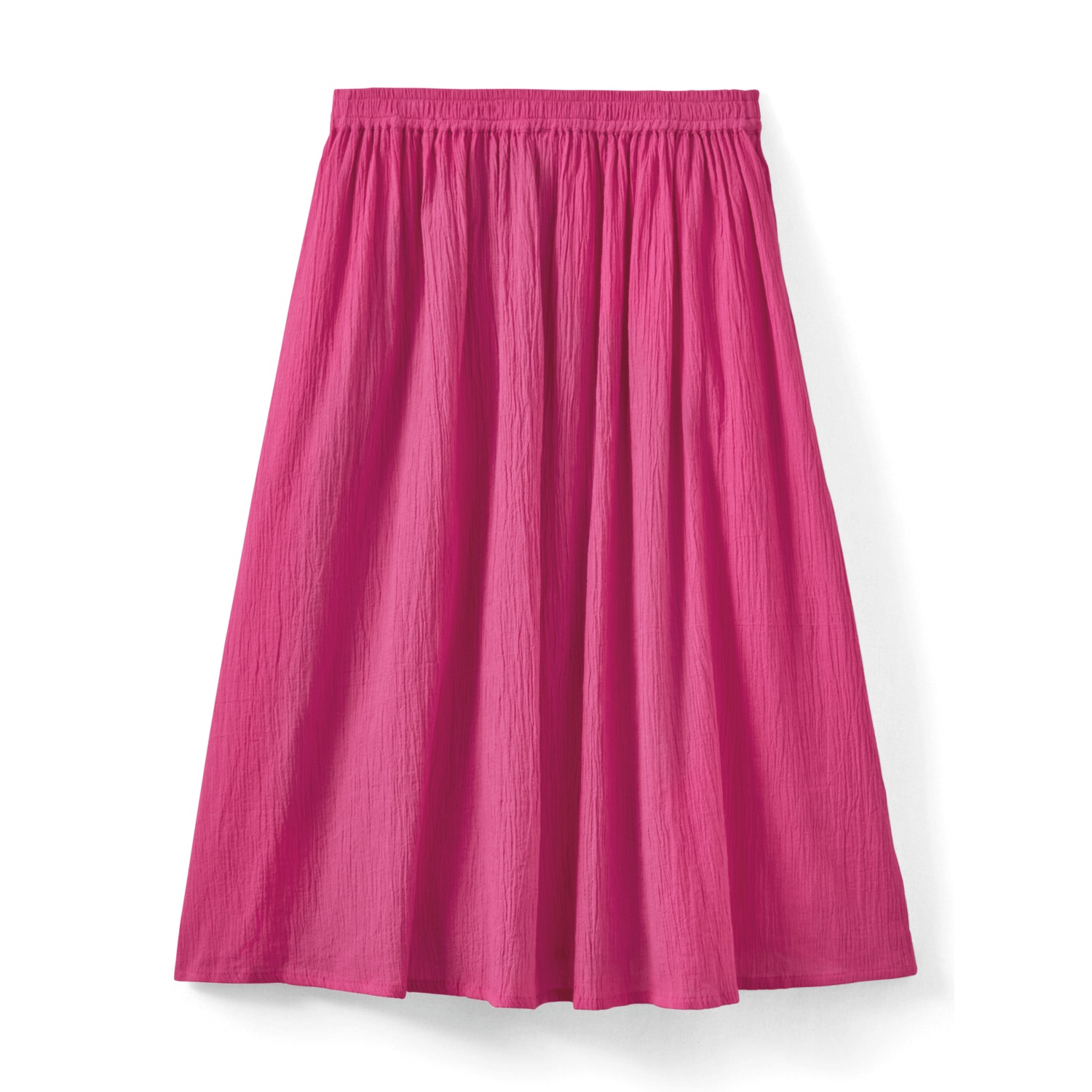Crinkle Woven Pleated Skirt