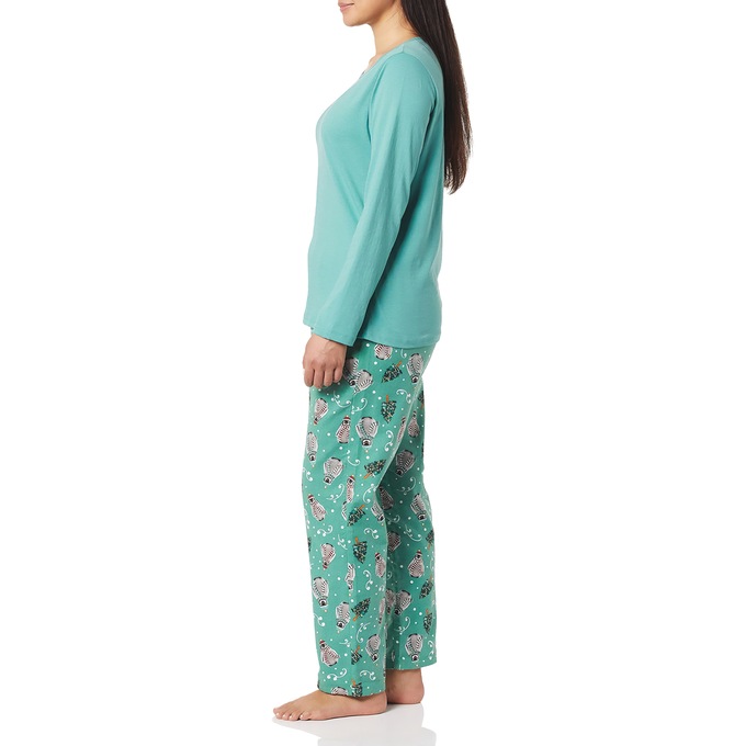 Cozee Corner&reg; Women's Flannel Pajamas, Penguin, large