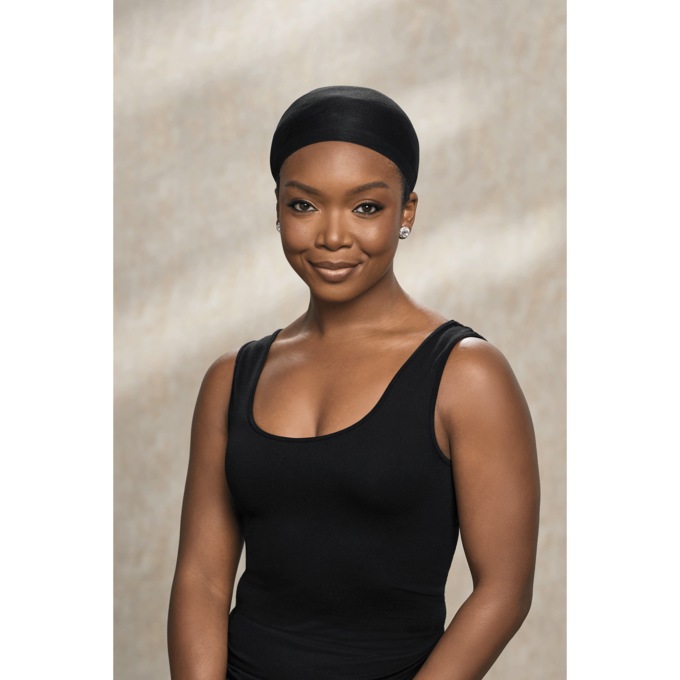 2-Pack Wig Caps, Black, large