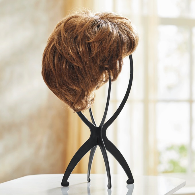 Wig Stand, Black, large