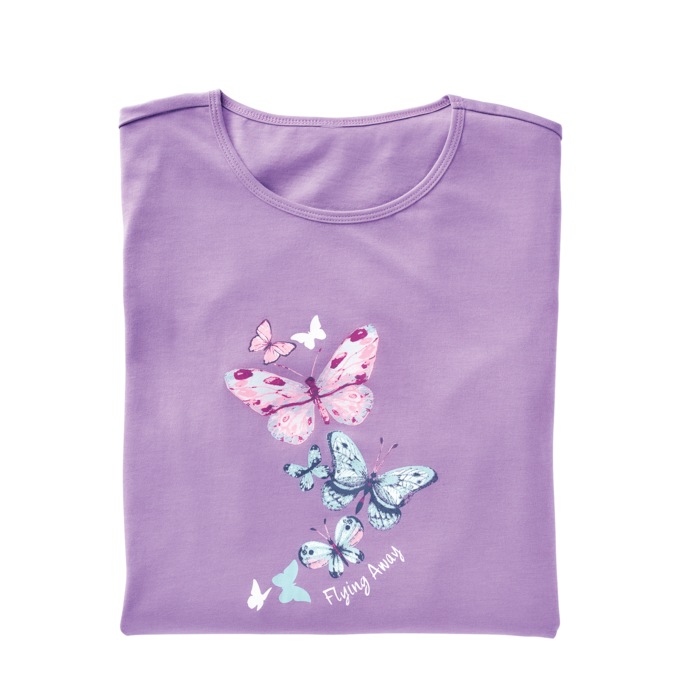 2-Pack Nightshirts, Butterflies Birds, large