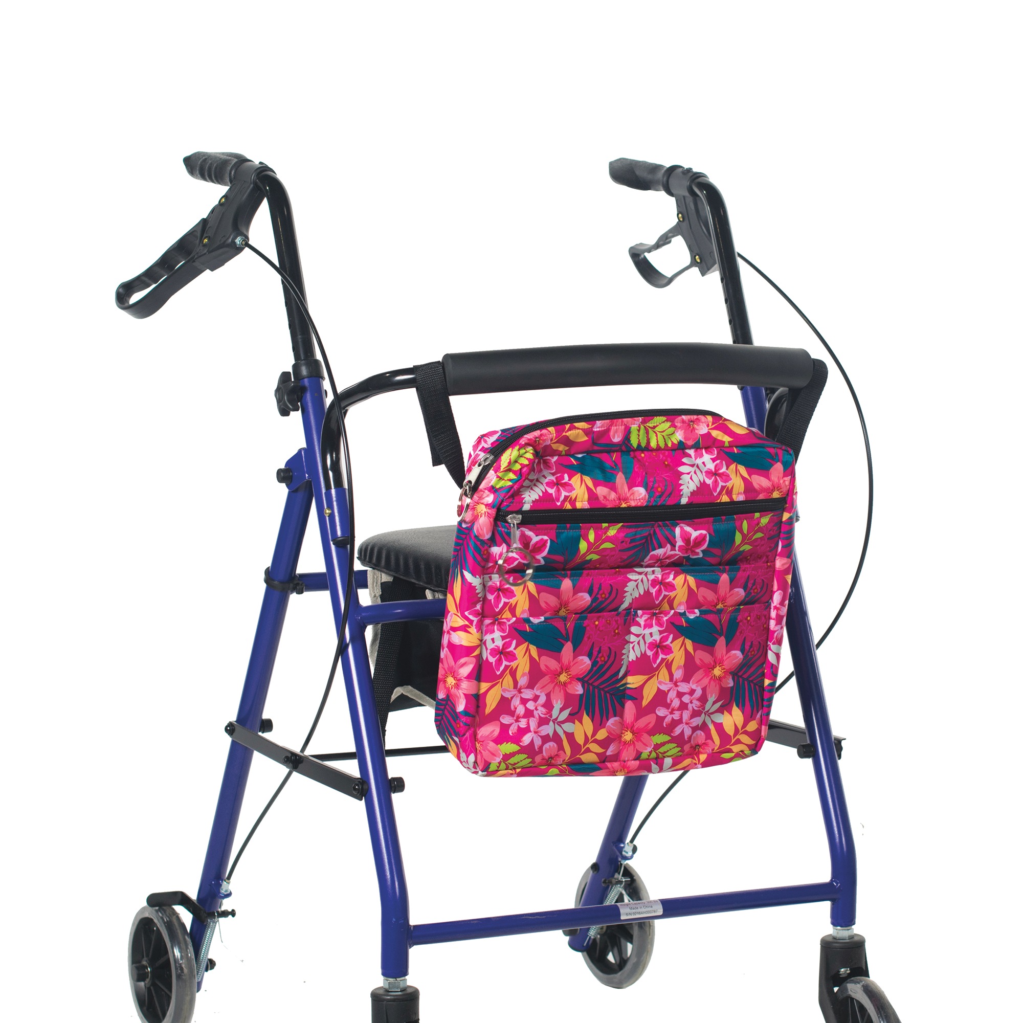 Fashion Mobility Bag, Pink Floral, large