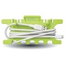 Cord Daddy Portable Cord Organizer with Built-in Cable Tester, Black, large