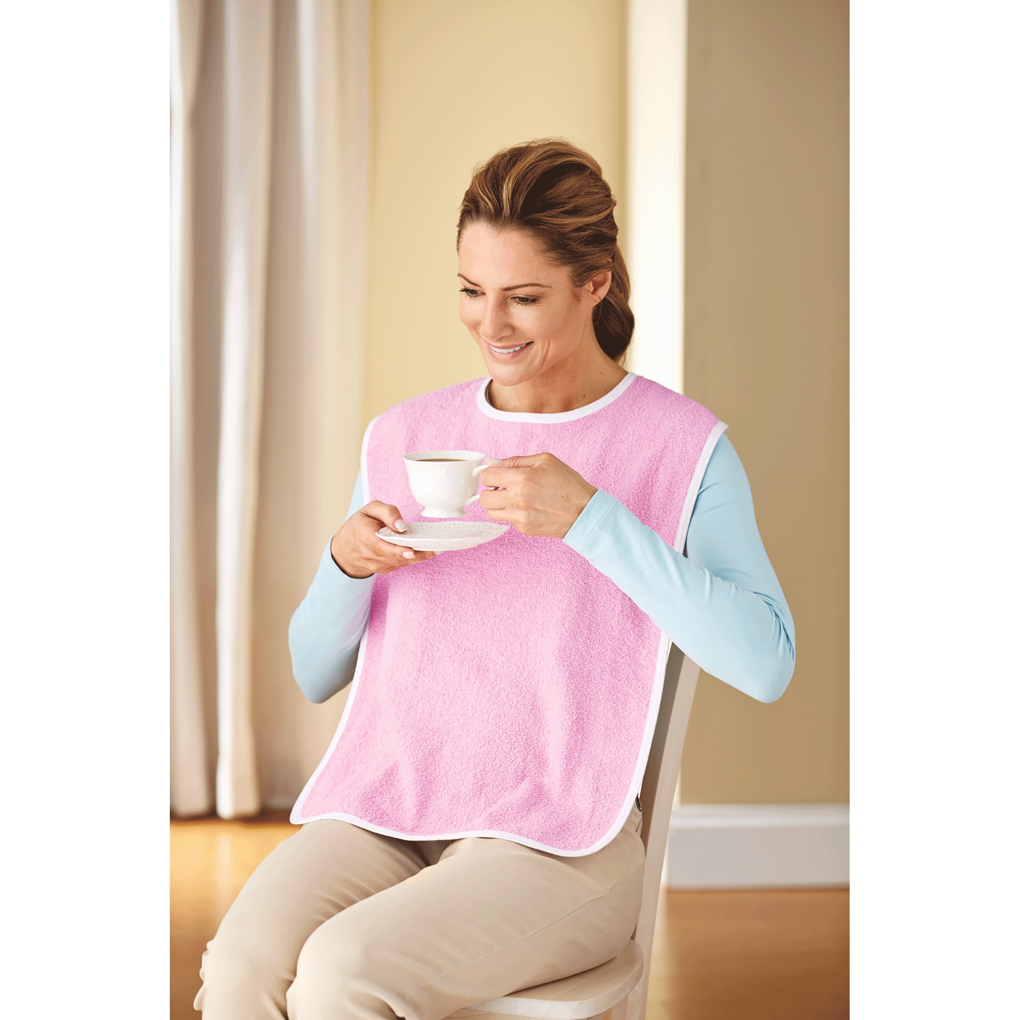 3-Pack Terry Bibs&nbsp;, Pink, large