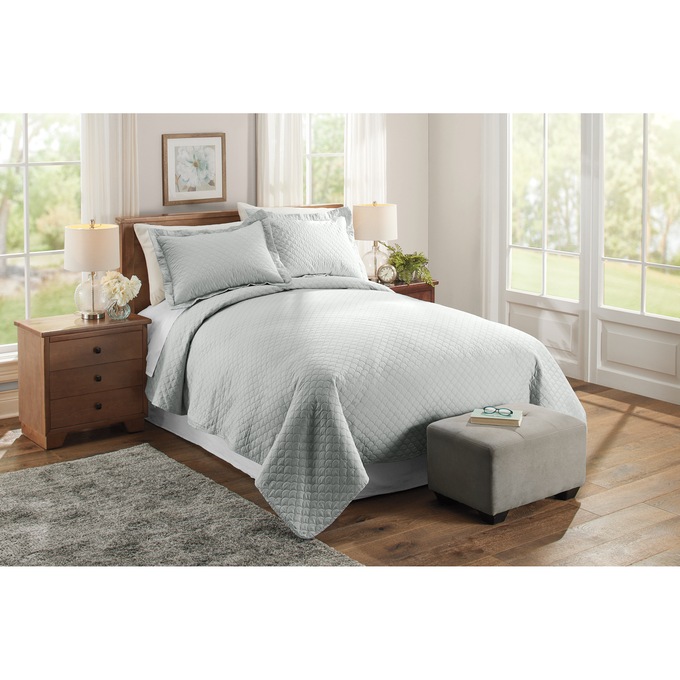 Microfiber Quilt Set, , large