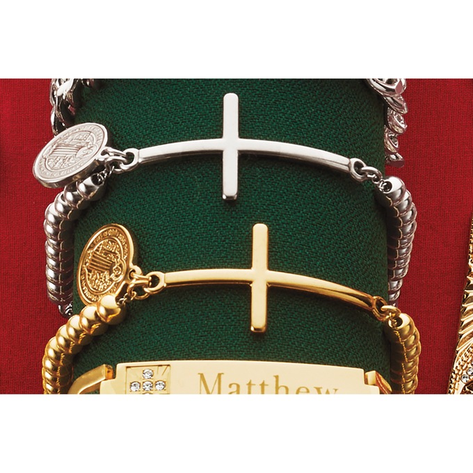 Cross/Medal Bracelet, , large