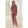 Cozee Corner Printed Flannel Pajamas, , large