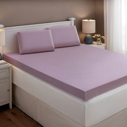 Lavender-Infused Memory Foam Topper, , large
