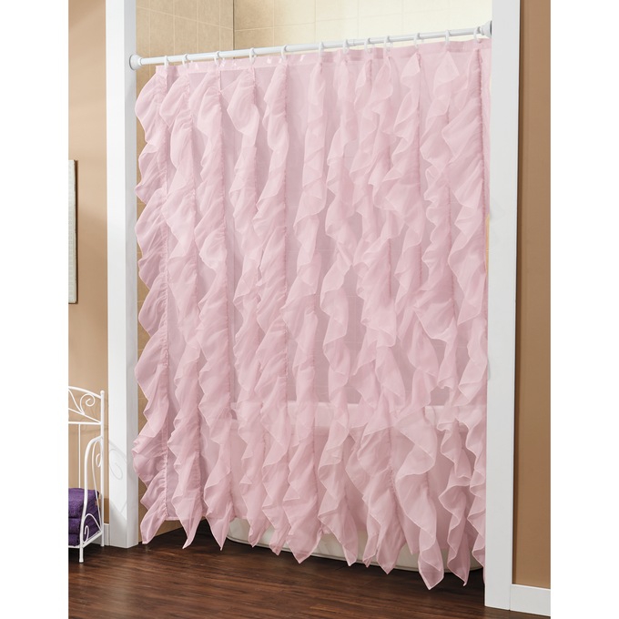 Cascade Shower Curtain, , large