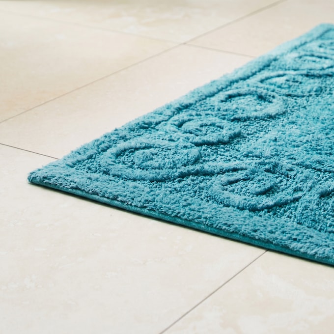 Color Connection 5-Piece Cotton Bath Rug & Toilet Cover Set, , large