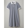 Polo Dress, Navy White Stripe, large