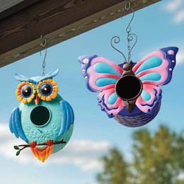 Outdoor Hanging Birdhouse, , large