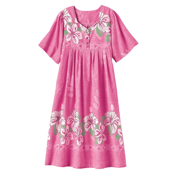 Metro Border Print Patio Dress, , large