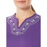 Embroidered Capri Set, Violet, large