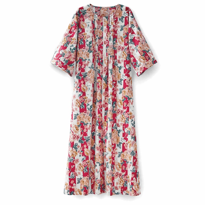 Long, Zip-Front Caftan, , large