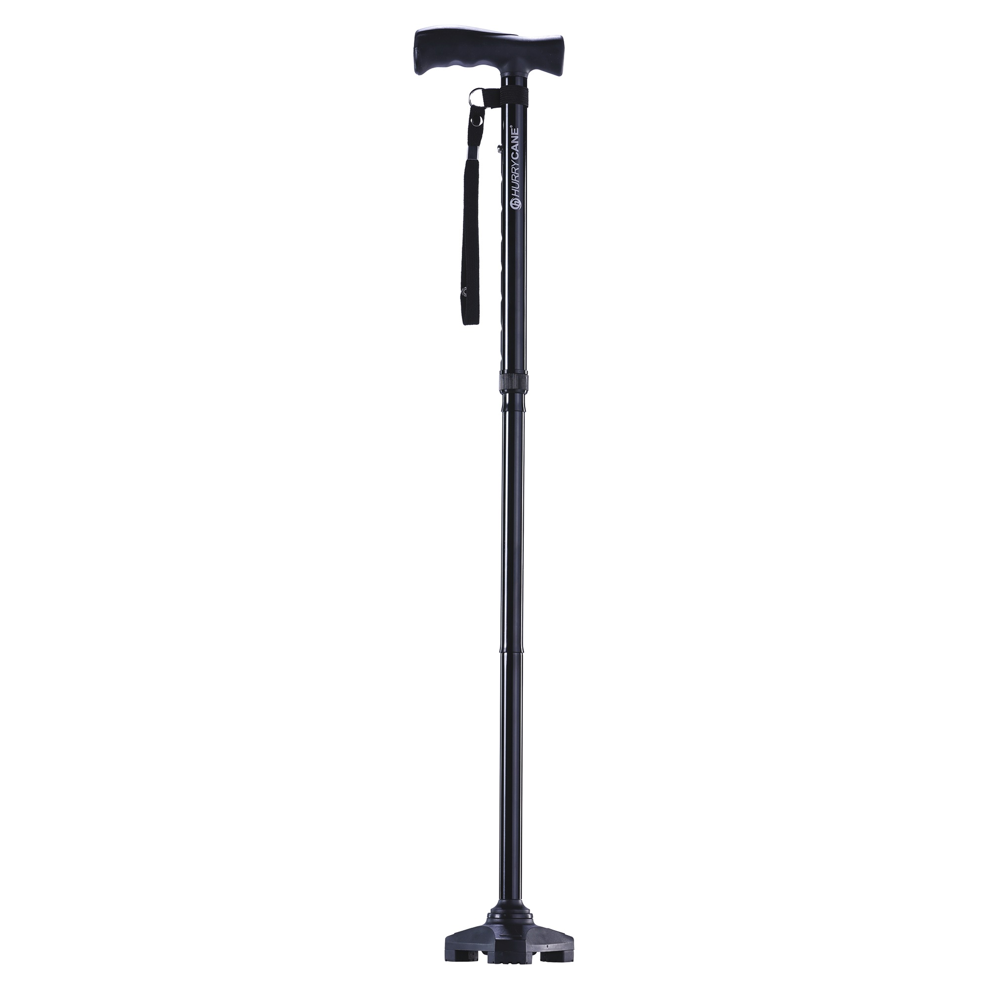 Hurrycane All-Terrain Adjustable Cane, Black, large