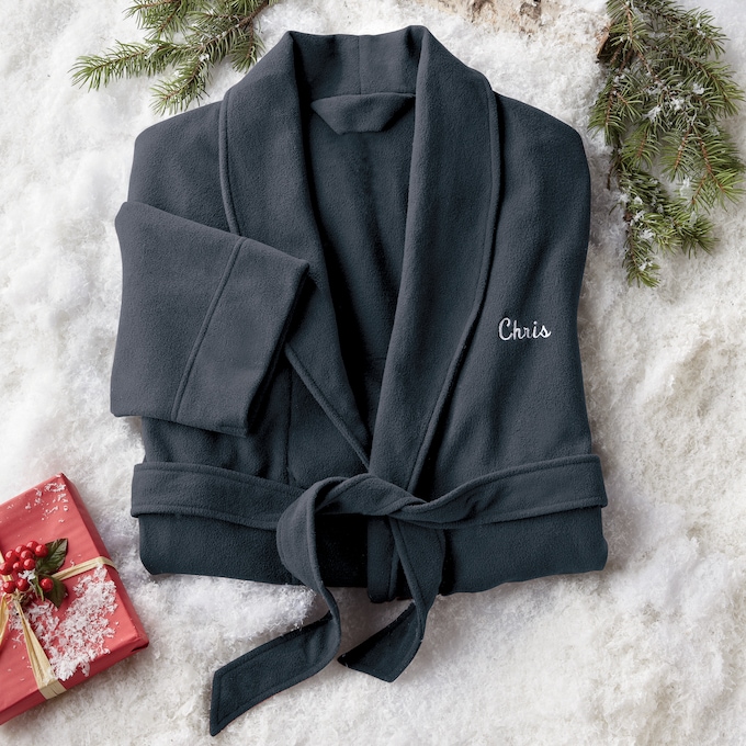 Personalized Fleece Robe, , large