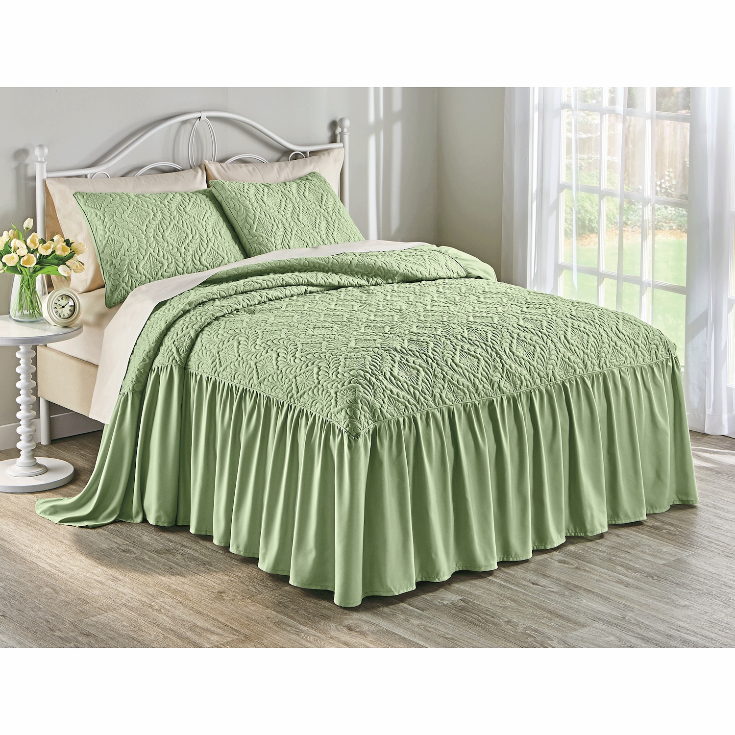 Samantha Ruffle Bedspread Dr. Leonard's