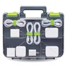 Cord Daddy Portable Cord Organizer with Built-in Cable Tester, Black, large