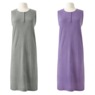 2-Pack Henley Sleeveless Nightshirt, , large
