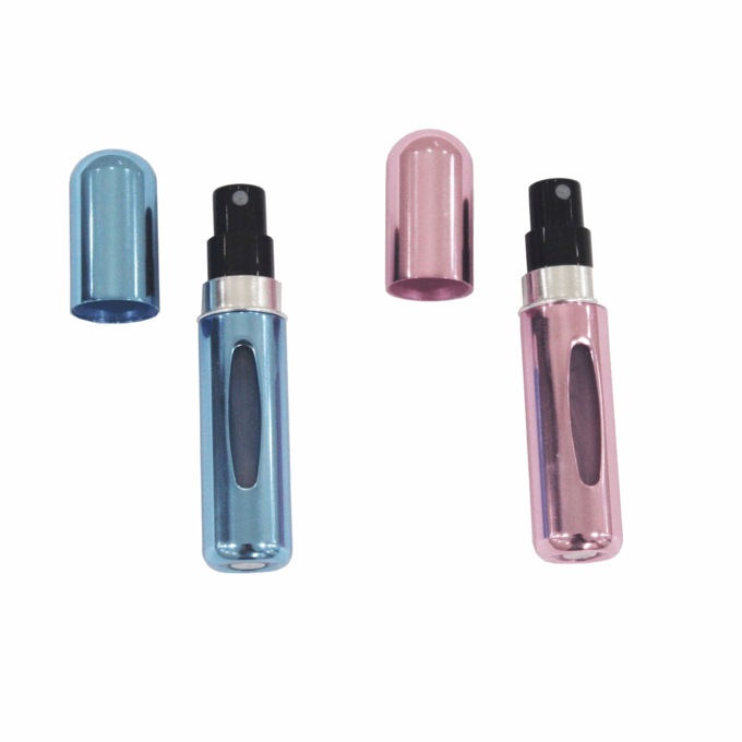 Set of 2 Refillable 5-milliliter Perfume Atomizers, , large