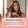 Volumizing Hot Curler Brush, Black, large