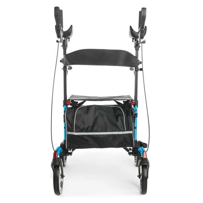 Upright Rollator, Blue, large