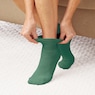 3-Pack Women's Diabetic Quarter Cut Socks, Darks, large